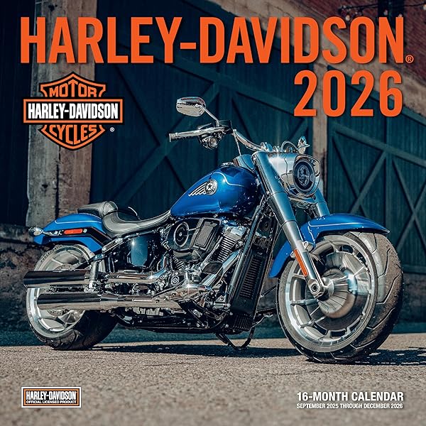 Harley-Davidson 2024: 16-Month 12x12 Wall Calendar - September