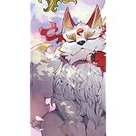 神の庭付き楠木邸 XFVGA(480×854)壁紙 山神（やまがみ）
