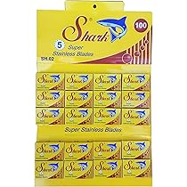 Amazon.co.jp: Lord Shark Super Stainless 両刃替刃 100枚入り（5枚
