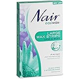 Nair Hair Remover Easiwax Large Wax Strips, Pack of 20