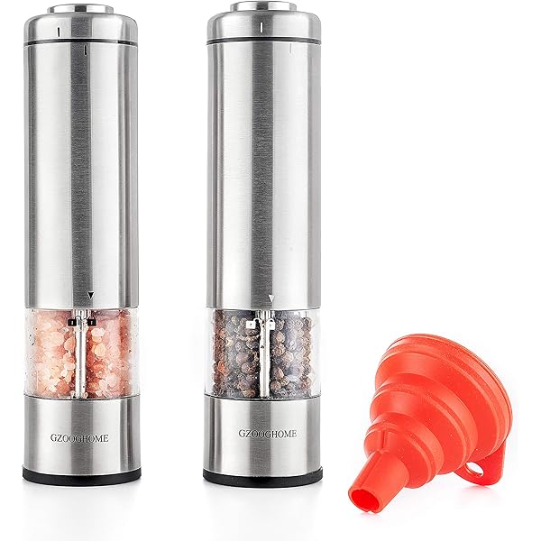 palm restaurant electric salt and pepper mills