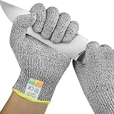 1Pair Cut Resistant Glove Food Grade Safety Stainless Steel Cut Proof Stab Resistant Wire 1Pair Cut Resistant Glove Food Grad