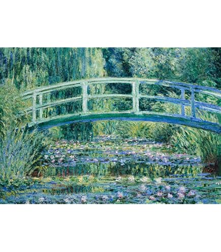 Amazon.co.jp: ROSSOGRAFICO クロード・モネ ポスター 睡蓮と日本の橋