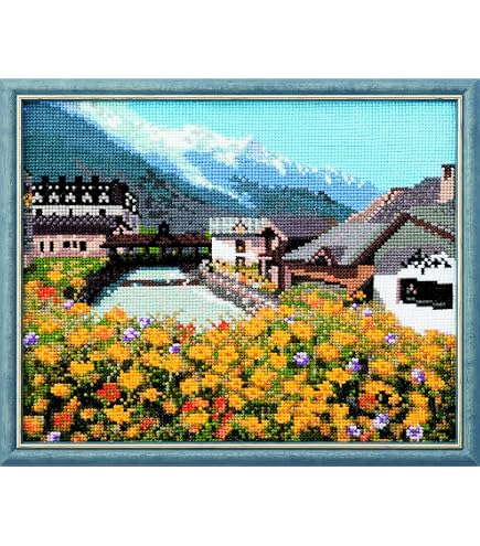 Amazon | ルシアン フランスの風景 パリの花屋さん 713 | 刺しゅう