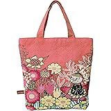 丸眞 トートバッグ マチ付 MOOMIN リトルミイ 花と一緒に 1425010200 h35×w33×d8.5cm(持ち手含めず)
