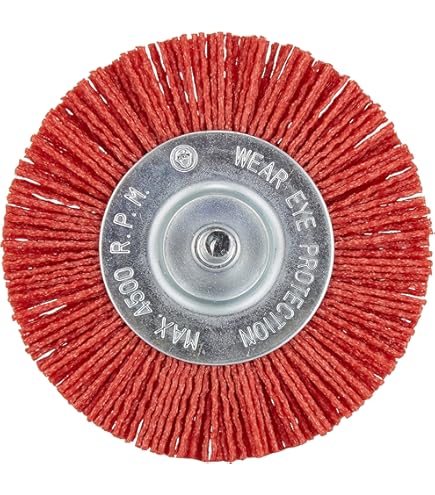 ブラシ確認用♡ Amazon | ヤナセ インパクト用 軸付ホイール型ブラシ 砥粒入