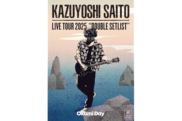 【Amazon.co.jp限定】KAZUYOSHI SAITO LIVE TOUR 2025　DOUBLE SETLIST 〜オオカミDAY〜 Live at Sagami Women's University Green Hall 2025.07.13 [Blu-ray初回限定盤] [Blu-ray + BOOK] - 斉藤和義 （Amazon.co.jp限定特典 ： 「カモシカとオオカミ」オリジナルステッカー Type C　付）