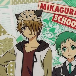 ミカグラ学園組曲の人気壁紙画像 赤間遊兎 & 射水アスヒ