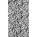 生地 iPhone8,7,6 Plus 壁紙 拡大(1125×2001) フローラルフォーレストコレクション City Night-Black 生地 iPhone8,7,6 Plus 壁紙 拡大(1125×2001) フローラルフォーレストコレクション City Night-Black