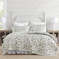 LAURA ASHLEY 枕カバー 50X70cm Amazon｜Laura Ashley - ツインキルトセット リバーシブル