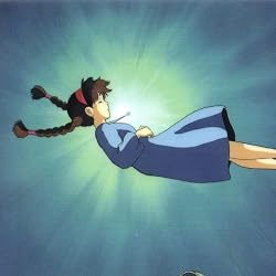ジブリの人気壁紙画像 空から落ちてきた少女
