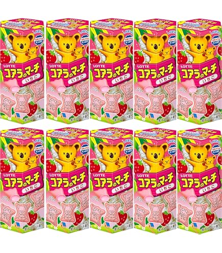Amazon.co.jp: ロッテ コアラのマーチシェアパック 108g(12g×9袋
