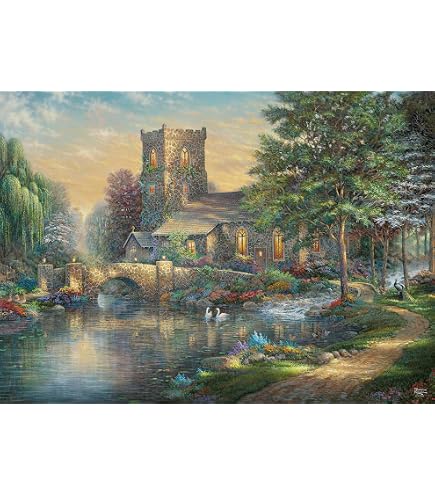 Ceaco, Rompecabezas Seaside Haven, Thomas Kinkade, 2000 | Meses sin interés