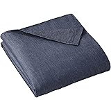 Fab the Home 掛け布団カバー ネイビー シングル(150x210cm) ライトデニム FH121855-310