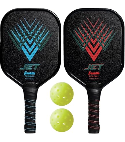 Amazon.co.jp: Franklin Sports ピックルボールパドルとボールセット