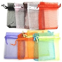 【おまけ・サシェ サンプル】色・柄・サイズ　オーガンジー巾着袋 おまけ・サシェ サンプル】色・柄・サイズ オーガンジー巾着袋