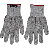 Global Level 5 Fibre Knitted Cut Resistant Gloves Pair Grey 79563