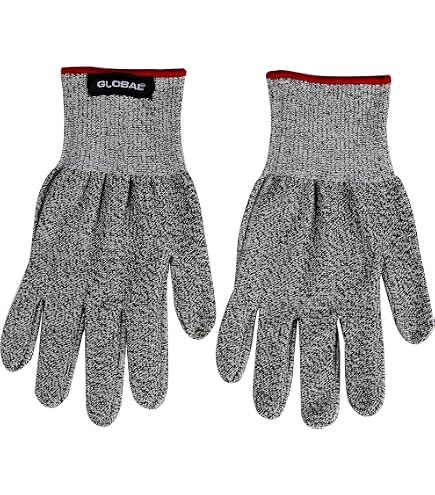 Gants Anti-coupure THOMEN - Niveau 5 - Lot De 4 (tailles M Et L) - Pour Cuisine, Découpe, Bricolage