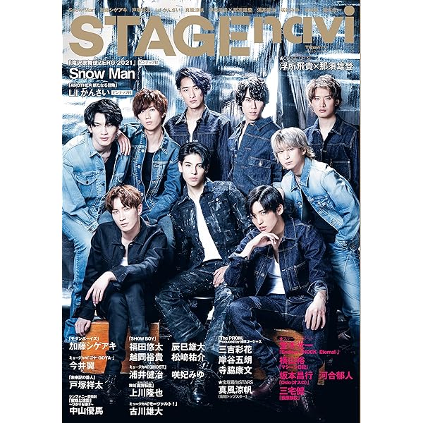 STAGE navi vol.29 ☆表紙:Snow Man ☆ピンナップ:堂本光一/Snow