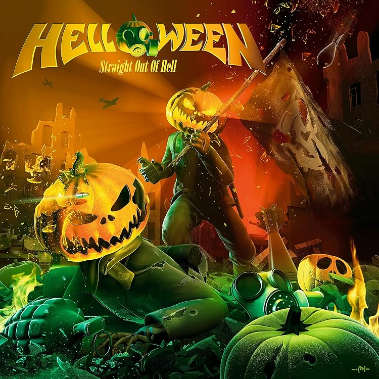 値下げ中　Helloweenハロウィン守護神伝Ⅰ、Ⅱ　オビ付きレコード2枚 Amazon.co.jp: 守護神伝 -新章- [生産限定盤] - Helloween [紙