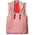 七五三 3歳～4歳 被布コート 丈49cm 単品 絞り柄 疋田柄 赤 hn-2