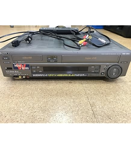 Amazon | SONY(ソニー) Hi8+VHS ビデオデッキ WV-H6 | VHSビデオデッキ