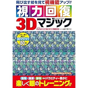 視力回復３Ｄマジック 学研ムックの表紙