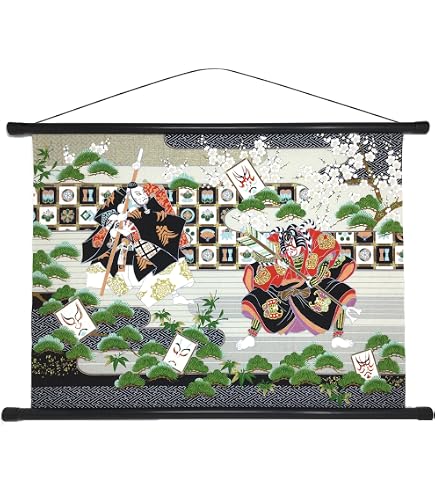 えびす様 い草×和紙糸タペストリー 約93cm×120cm 【公式通販】