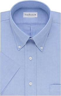 Short-Sleeve Oxford Dress Shirt 
