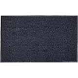 KURASHI 玄関マット 屋外 室内 滑り止め 業務用 無地 マット シンプル 泥落とし 吸水 グレー 60×90cm