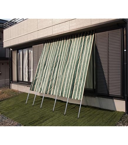 Amazon | リビングアウト(Living Out) たてす グリーン 本体