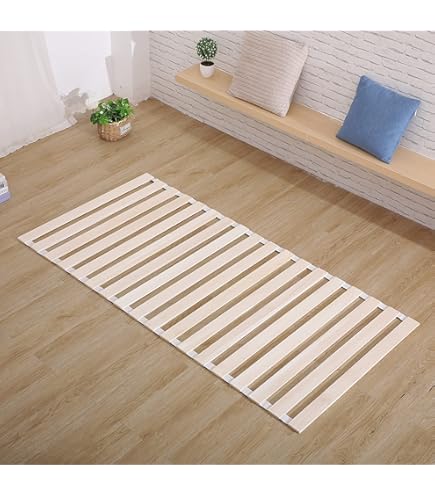 【新品】すのこベッド 折りたたみロール式シングル すのこマット 桐 2個セット シングル］極厚2.5cm ロール式 すのこマット 桐 湿気対策