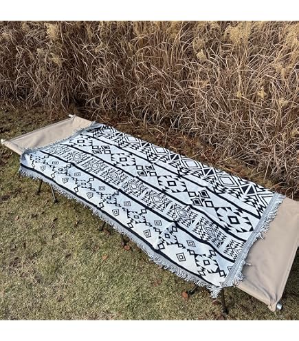 ラグラッツ 大判ラグ ブランケット ラグマット 古着 Amazon.co.jp: Peel Forest コット用ラグ キャンプ ラグマット