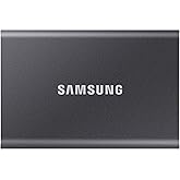SAMSUNG SSD T7 1TB Portable External SSD, Up to USB 3.2 Gen 2, Reliable Storage for Gaming, Students, Professionals, Grey