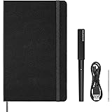 MOLESKINE SMART WRITING SET SMART PEN+ 3, SMART NOTEBOOK, L/A5, LINIERT, SCHWARZ