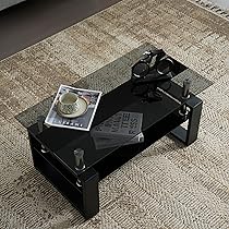 Amazon｜オーエスジェイ(OSJ) ガラステーブル ローテーブル