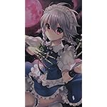東方Project iPhoneSE/5s/5c/5 壁紙 視差効果 十六夜咲夜 東方Project iPhoneSE/5s/5c/5 壁紙 視差効果 十六夜咲夜