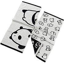 ＊予約品です＊ふわっふわっパンダ♪大きめタオル。 Amazon｜kainoo 今治タオル ぱんだ フェイスタオル 2柄セット 34cm