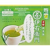 宇治の露 伊右衛門カフェインレスインスタント緑茶スティック 30P ×2箱 デカフェ・ノンカフェイン 粉末
