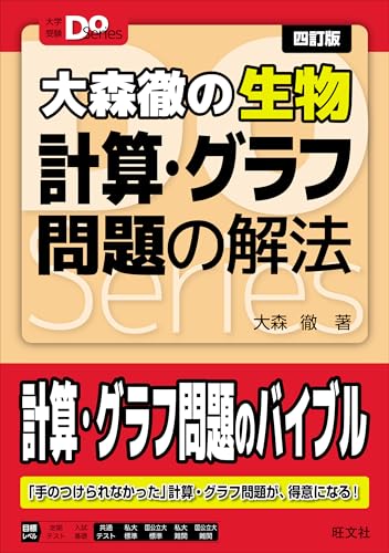 大森徹の生物 計算・グラフ問題の解法の表紙
