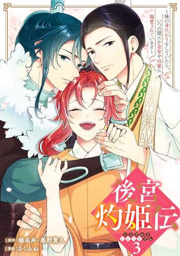 後宮灼姫伝～妹の身代わりをしていたら、いつの間にか皇帝や将軍に寵愛されています～（コミック）（3）（完）