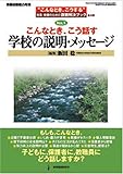 こんなとき，こう話す　学校の説明・メッセージ