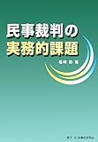 民事裁判の実務的課題