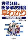 労働分野の紛争解決制度早わかり―労働審判制度の解説