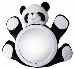 バックミラーを通して赤ちゃんを確認可能