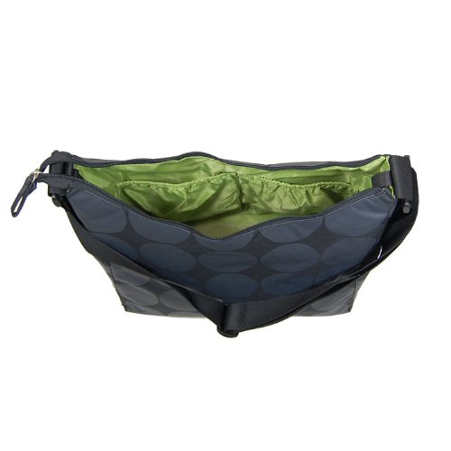 OiOi HOBO マザーズバッグ グレイドット ライムグリーン 6059