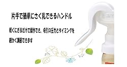 片手で簡単にさく乳できるハンドル