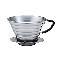 カリタ コーヒードリッパー ステンレス製 ウェーブシリーズ 185 2〜4人用