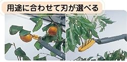用途に合わせて刃が選べる