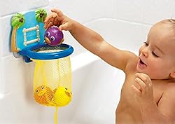 お風呂でバスケットボールが楽しめるおもちゃ